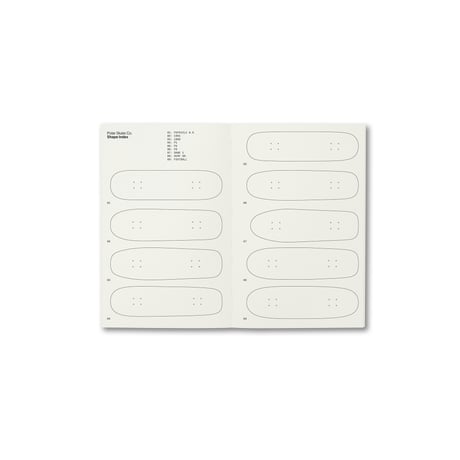 POLAR SKATE CO. DECK BOOK BLACK