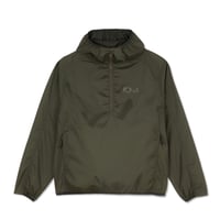 POLAR SKATE CO. PACKABLE ANORAK JACKET DIRTY BLACK