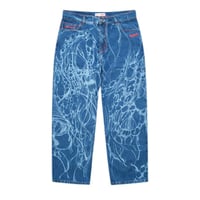 STARTEAM DOUBLE KNEE SEAM JEAN SHORTS NAVY | PR