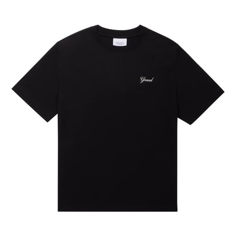 GRAND COLLECTION SCRIPT TEE BLACK