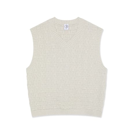 POLAR SKATE CO. ALEX VEST BEIGE GREY