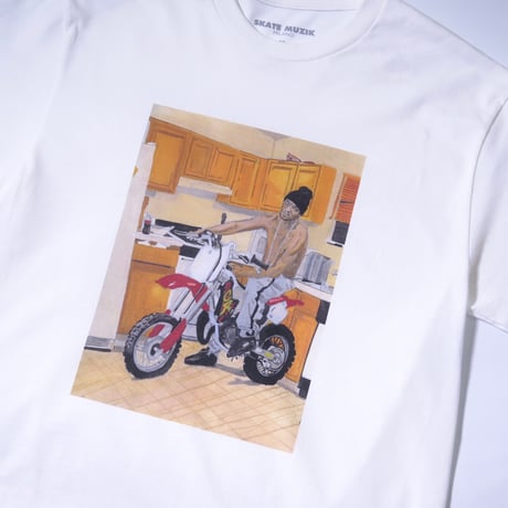 SKATE MUZIK FUCK YA LIFE TEE WHITE