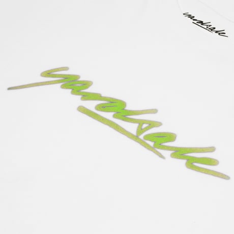 YARDSALE SCRIPT TEE WHITE