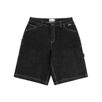 DIME CLASSIC DENIM SHORTS BLACK WASHED