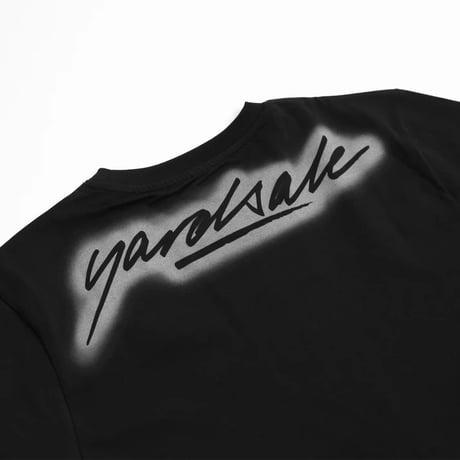 YARDSALE  SPRAY TEE BLACK