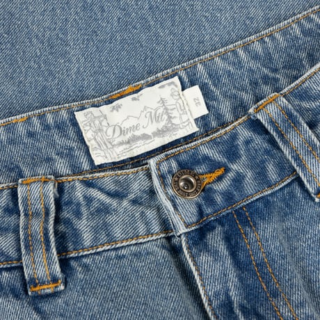 DIME RELAXED DENIM PANTS SANDBLASTED INDIGO