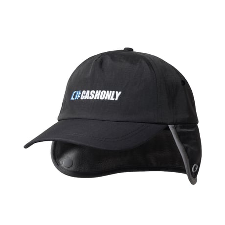 CASH ONLY NUMERIC FLAP CAP BLACK