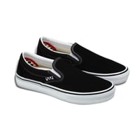 VANS SKATE CLASSICS SLIP-ON BLACK/WHITE
