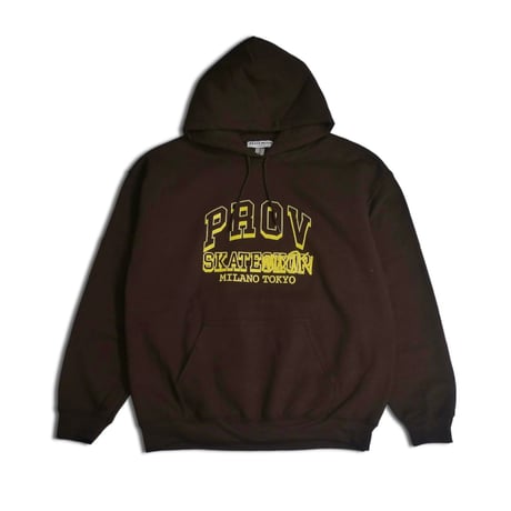 PROV X SKATE MUZIK HOODIE BROWN