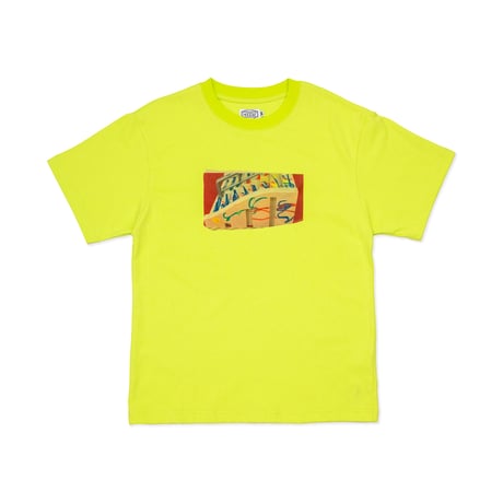 HODDLE PARK TEE FLURO YELLOW