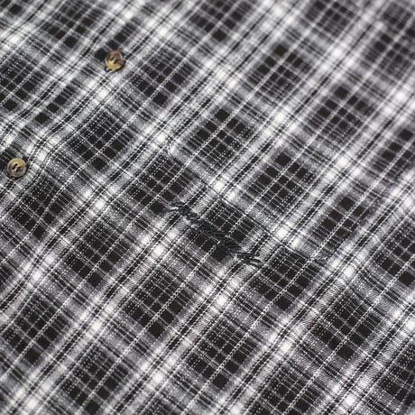 YARDSALE FADED PLAID SHIRT BLACK