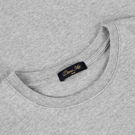 DIME BRUSH TEE HEATHER GRAY