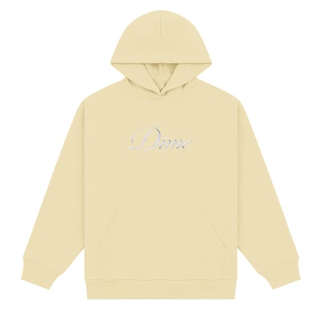 DIME CURSIVE HOODIE CLOUD CREAM