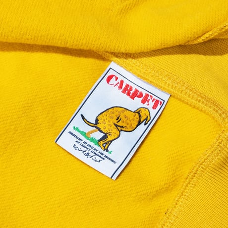 CARPET COMPANY LION HOODIE YELLOW