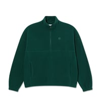 POLAR SKATE CO. IVAN HALF ZIP SWEATSHIRT DARK EMERALD