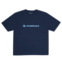 YARDSALE DARKWAVE TEE NAVY