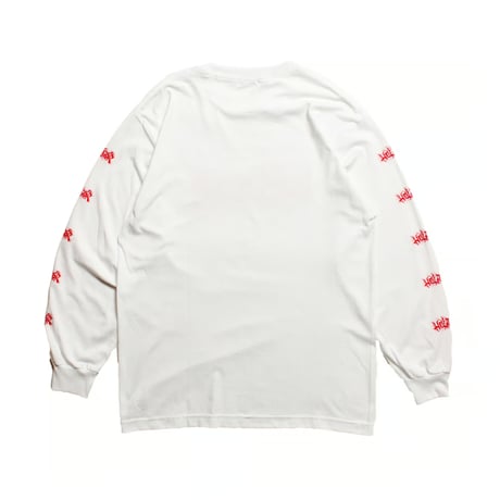 HELLRAZOR HELL BUSH LONGSLEEVE SHIRT WHITE