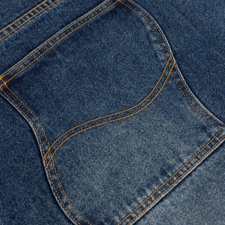 DIME BAGGY DENIM PANTS SANDBLASTED NIGHT INDIGO