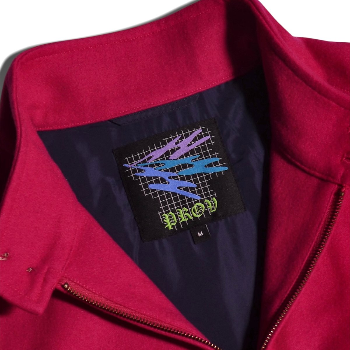 PROV MASTER MELTON JACKET DEEP PINK | PROV ONLI