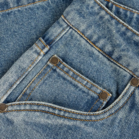 DIME CARPENTER DENIM SHORTS SANDBLASTED INDIGO