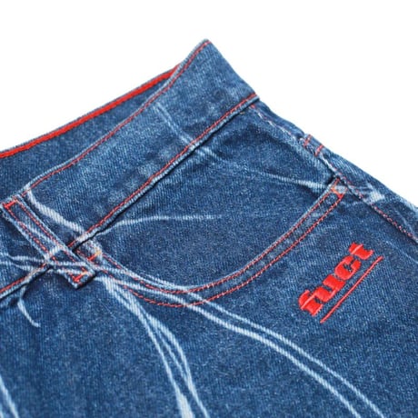 YARDSALE × FUCT RIPPER JEANS DENIM