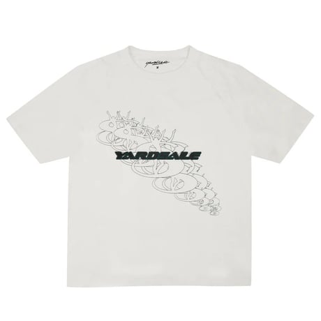 YARDSALE JEANS COⅡ TEE WHITE