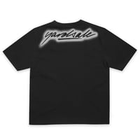 YARDSALE  SPRAY TEE BLACK
