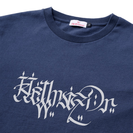 HELLRAZOR LETTER SHIRT NAVY