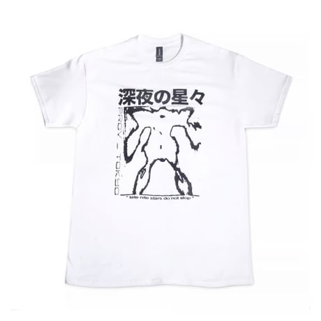 LATENITESTARS X PROV STAR OF MIDNIGHT TEE WHITE