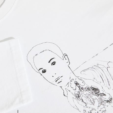 POLAR SKATE CO. RAVE STEVE LS TEE WHITE