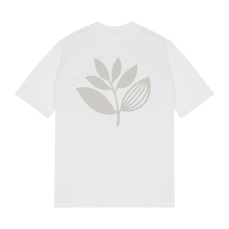 MAGENTA PLANT TEE WHITE