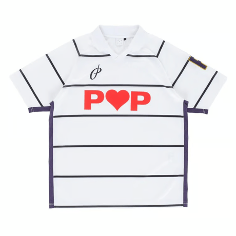 POP TRADING COMPANY SPORTIF SHIRT WHITE