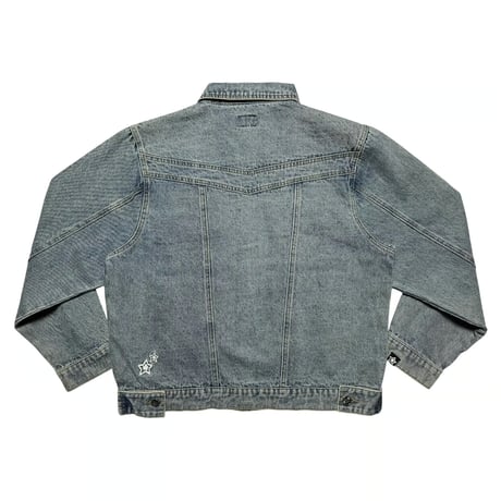 STAR TEAM DENIM ZIP UP BLUE