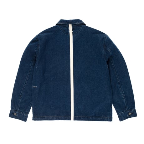 POP TRADING COMPANY DENIM FULL JACKET RINSED DENIM
