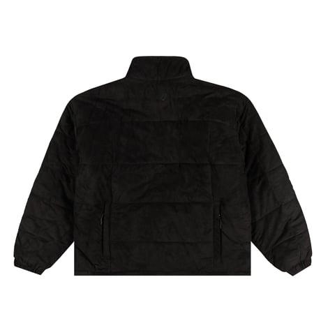 BRONZE 56K FAUX SUEDE PUFFER JACKET BLACK