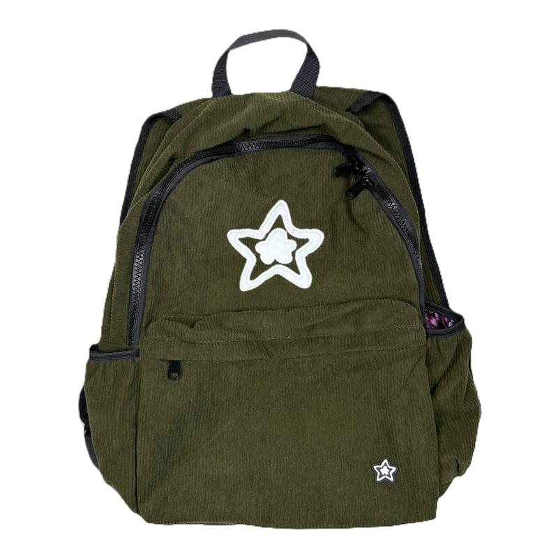 スケートボード Star team backpack Olive STAR TEAM OLIVE CORDUROY BACKPACK | PROV ONLINE