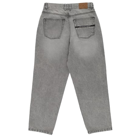 POP TRADING COMPANY DRS DENIM PANTS LIGHT GREY DENIM