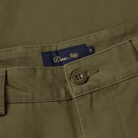 DIME BAGGY CHINO PANTS FOREST GREEN