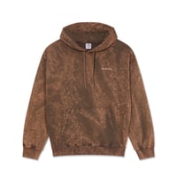 POLAR SKATE CO. SURF LOGO ACID FRANK HOODIE BROWN