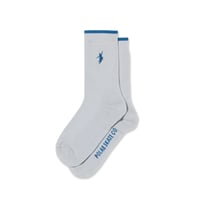 POLAR SKATE CO. BUSINESS SOCKS NO COMPLIES FOREVER SILVER/BLUE