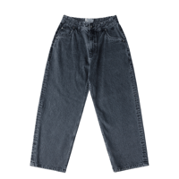 DIME BAGGY DENIM PANTS OVERDYED BLUE