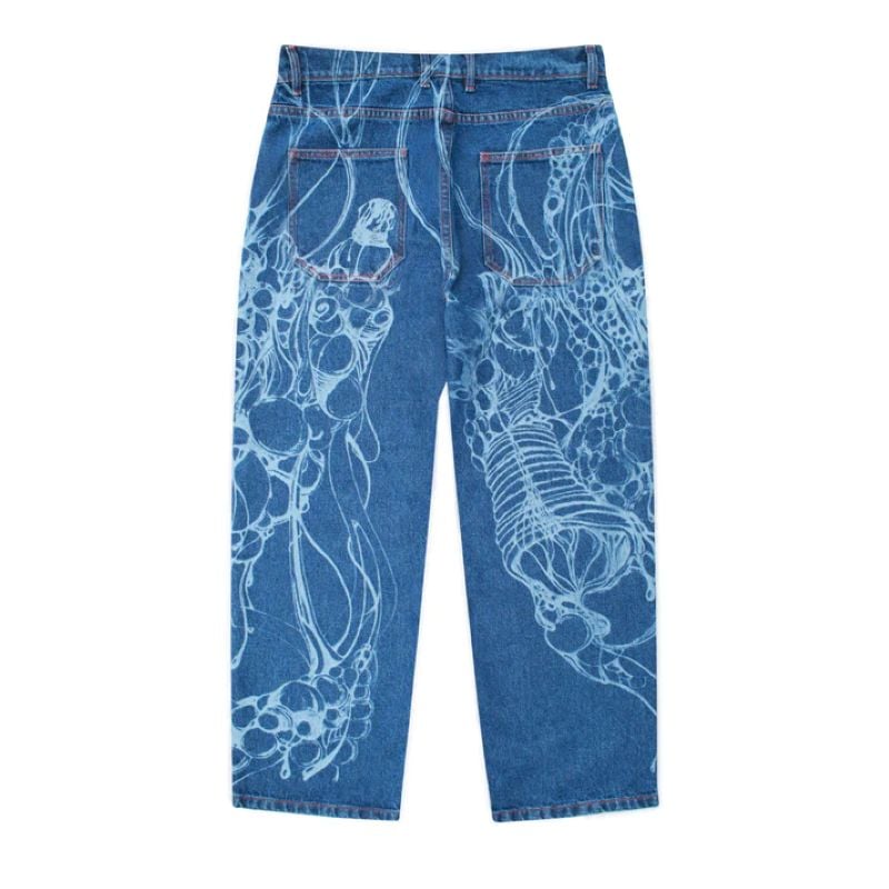 パンツ yardsale ripper jeans denim Yardsale Ripper Jeans - Contrast Black | Flatspot