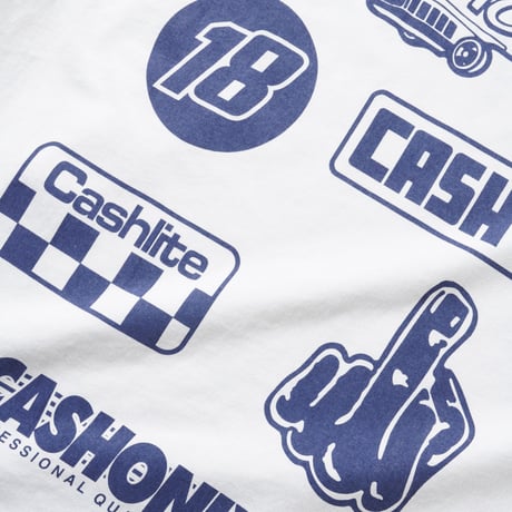 CASH ONLY SERVICE TEE WHITE