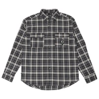 PASSPORT WANDERER FLANNEL VINEYARD SHIRT BLACK