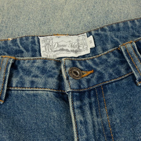 DIME CLASSIC BAGGY DENIM DIPPED SANDBLASTED INDIGO