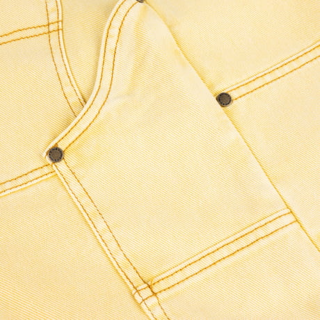 DIME CARPENTER DENIM SHORTS LEMON