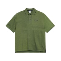 POLAR SKATE CO. SURF POLO SHIRT | PIQUE GREEN/BLUE