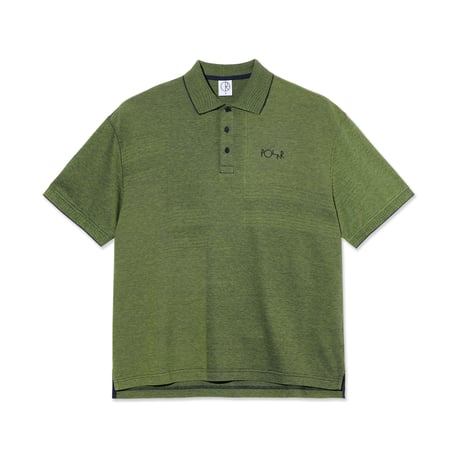POLAR SKATE CO. SURF POLO SHIRT | PIQUE GREEN/BLUE