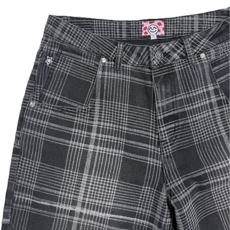 パンツ starteam Plaid Star Jeans Shorts Black starteam Plaid Star Jeans Shorts Black - メルカリ