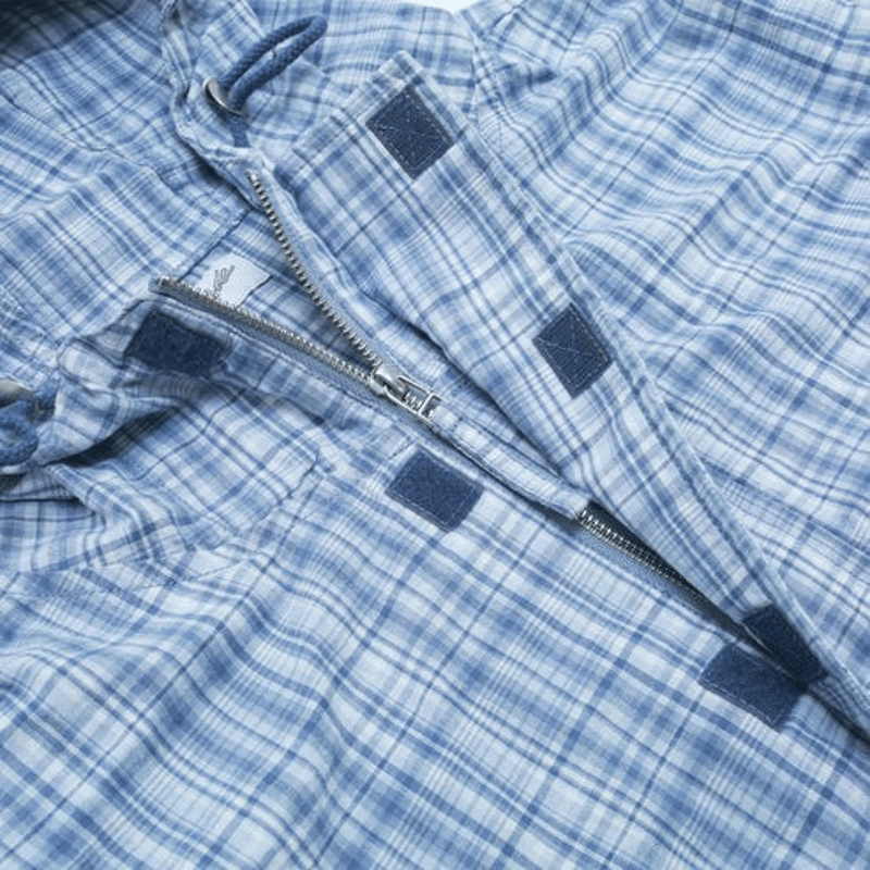 YARDSALE PLAID PULLOVER BLUE/WHITE | PROV ONLIN
